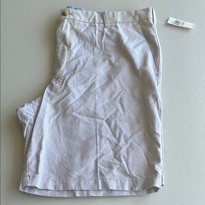 Izod Gray Flat Front Shorts Classic Style